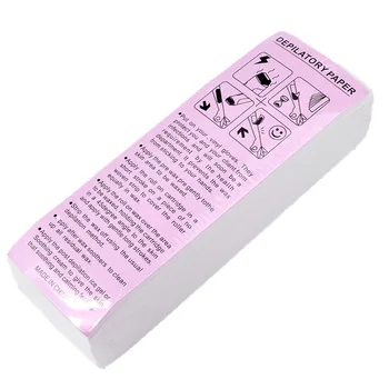 

100PC Hair Removal Paper Beeswax Special Thickening Non-woven Hair Removal Paper White Hair Removal Cream Auxiliary