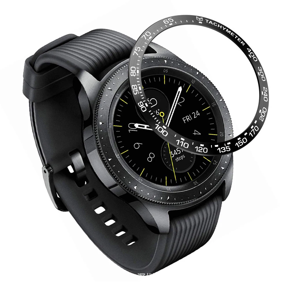 Подходит для samsung gear S2 S3 Classic Frontier Galaxy Watch 46 мм 42 мм рамка кольцо крышка рамка против царапин металлическая защита - Цвет ремешка: 4