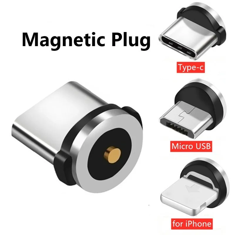 HEEMAX Magnetic Cable plug Type C Micro USB C Plugs