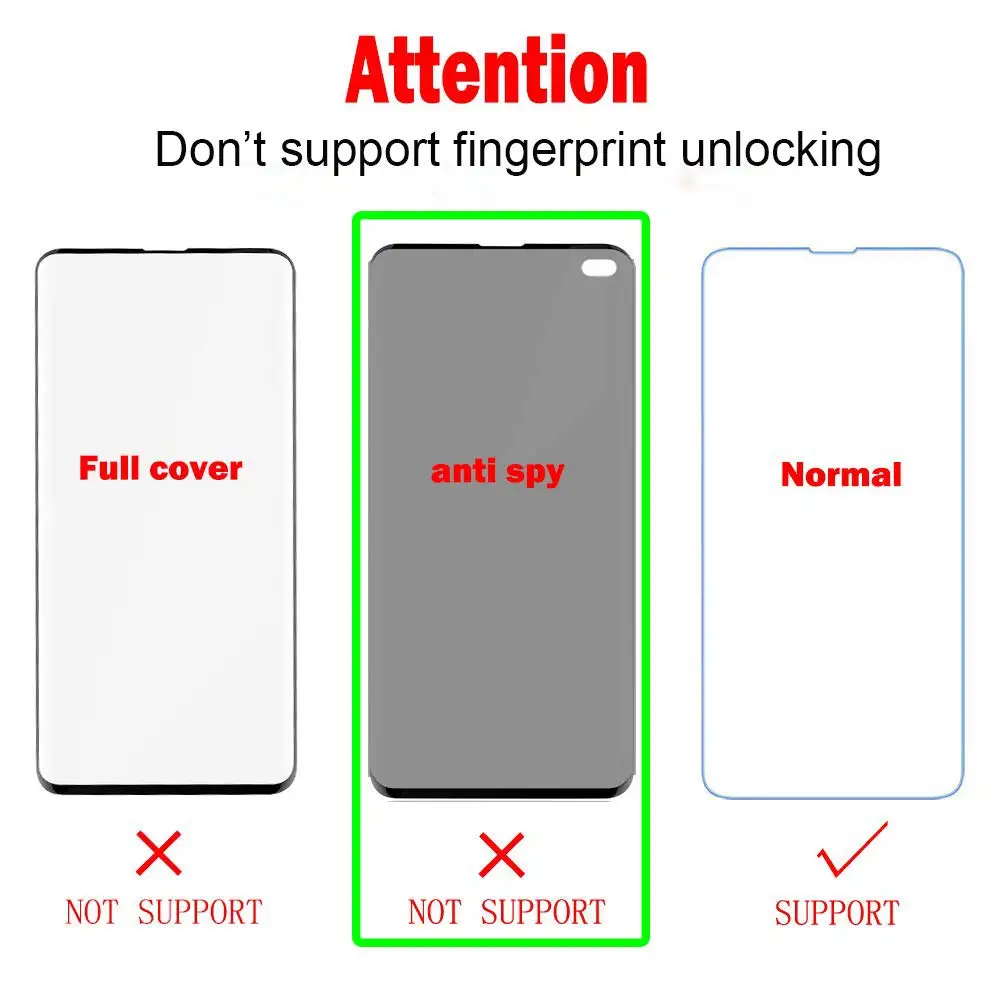 Для samsung Galaxy S10 S9 S8 Plus S10e защита экрана из закаленного стекла для samsung Galaxy Note 10 9 8