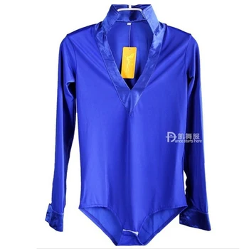 

2020Boy Latin Dance Clothing Dance Clothes For Men 4colors Rose/Lake Blue/ White /Sapphire Blue Kids Latin Dance Free Shipping