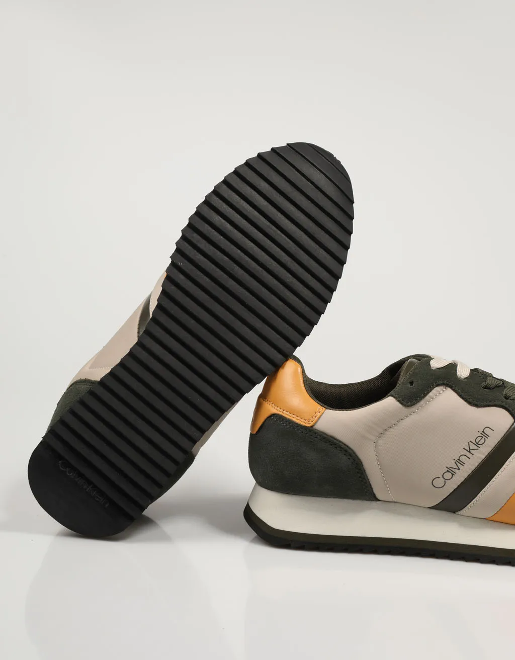 calvin klein beige sneakers