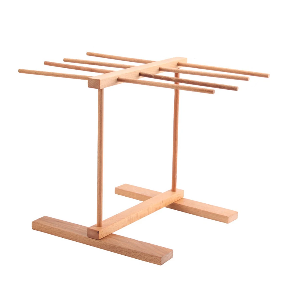 

Noodle Rack Household Noodle Pressing Machine Accessories Folding Retractable Beech Wood Pasta Drying Rack Spaghetti superb