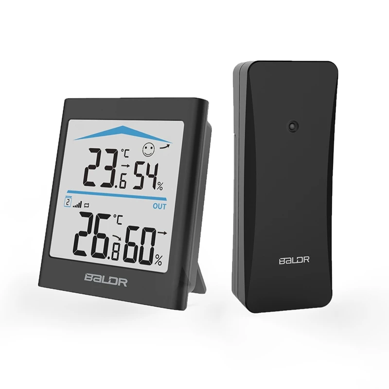 Thermometer Hygrometer Digital Thermometer Temperature And Humidity Meter Hygrometer Thermometer Temperature Sensor Baldr Digital LCD Weather Station
