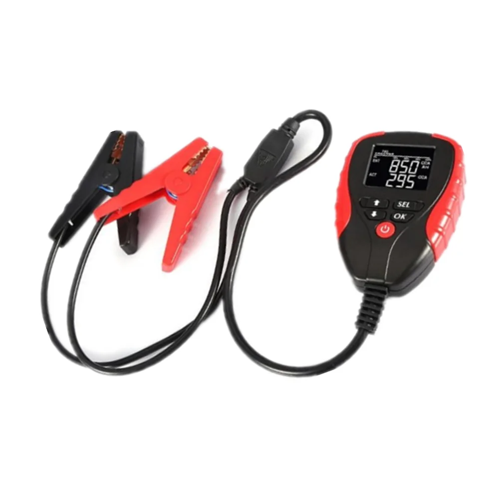 Herramientas de diagnóstico, test medidores Medidores de batería Probador de Bateria Coche Resistencia y CCA Voltaje KKmoon Analizador Baterias 12v con probador AH/CCA y Analizador del Porcentaje de Vida útil