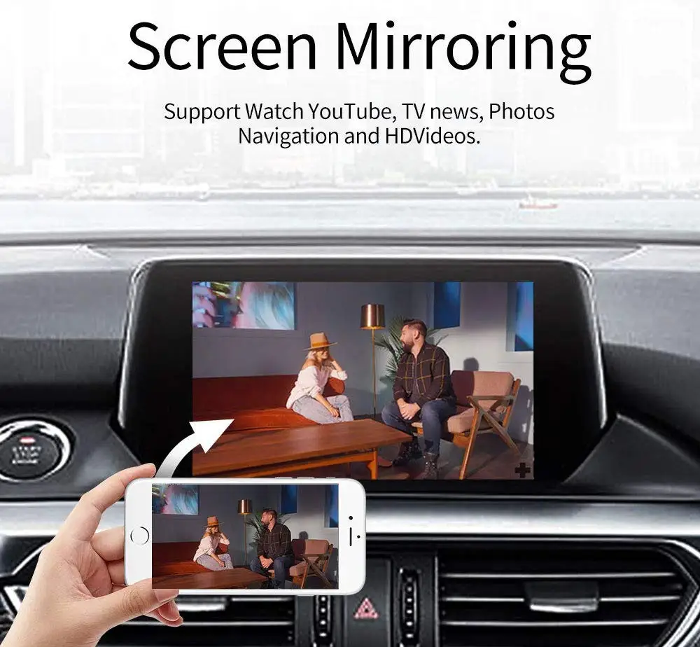 Smart link Беспроводной CarPlay ключ для Android автомобильный мини USB Carplay Stick с Android Auto Plug and Play