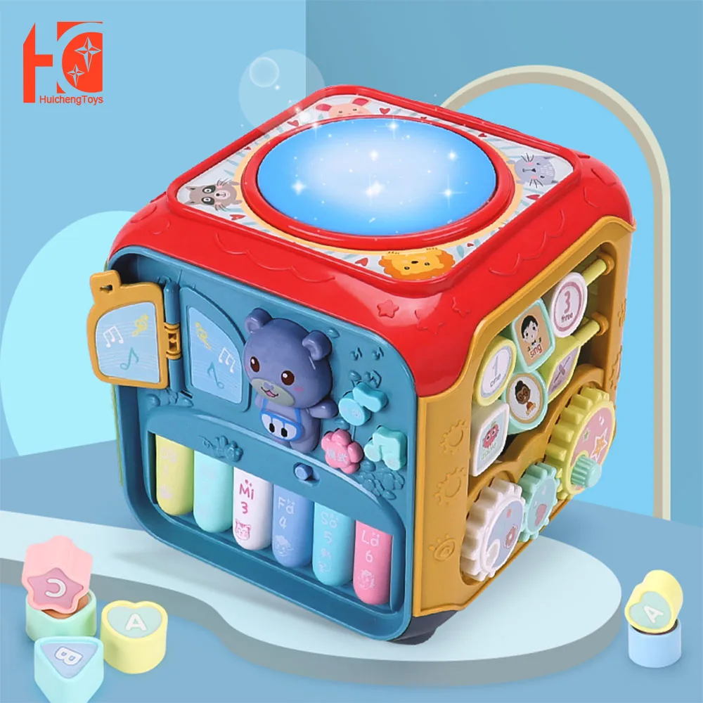 

Musical Toys for Children Instrument Multifunctional Music Piano Drum Baby Educational Toy Kids Magic Cube Gifts Toys
