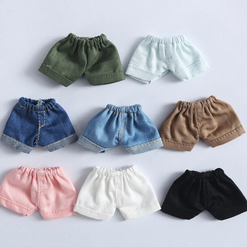 ob11 bjd Clothes Jeans Shorts T-shirt for 1/12 bjd Dolls Molly obitsu11 GSC Yoshino