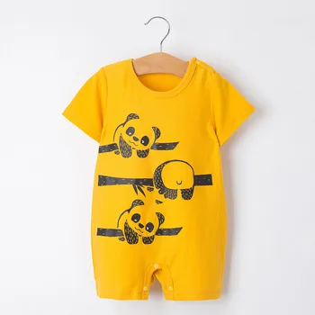

2020 Cotton Baby Romper Short Sleeve Baby Clothing One Piece Summer Unisex Baby Clothes Girl And Boy Romper Kid Baby Jumpsuits