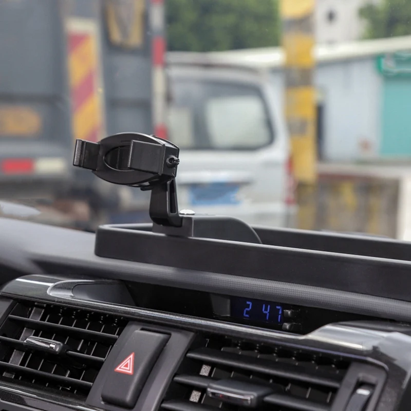 Автомобиль Dashborad Регулируемый gps подставка-держатель для мобильного телефона кронштейн с ящик для хранения для Toyota 4runner 2010- автомобильные аксессуары