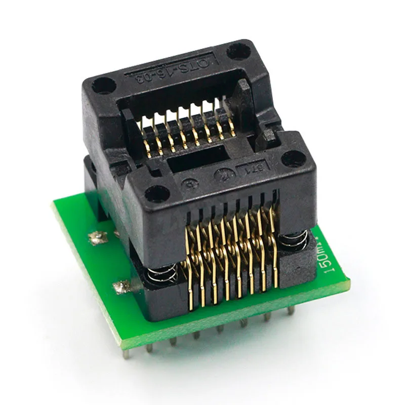 SOP16 до DIP16 поворотный SOIC16 к IC сокет программатор адаптер розетка 150 мил |