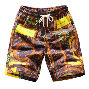 

Camouflage Printed Men's Shorts 100% Cotton Pants Summer Man Trousers Colorful Shorts Hip Hop Streetwear M-5XL