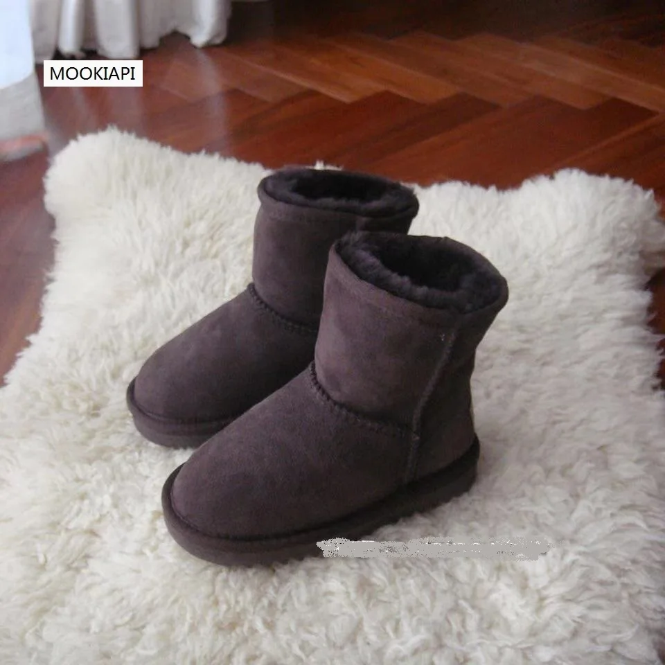 

In 2019, Australia's newest sheepskin and fur children's snow boots, pure wool toddlers'high-quality snow boots, 7 colors