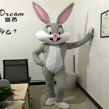 

2020 Rabbit Mascot Costume Bunny Cosplay Furry Suits Party Game Fursuit Cartoon Hare Outfits Carnival Halloween Xmas Easter Ad