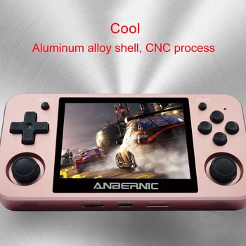 

2020 Full Upgraded RG350M Retro Game Console Full Lamination IPS Screen View 3.5" Full View IPS Screen 16GB Handheld Game Play
