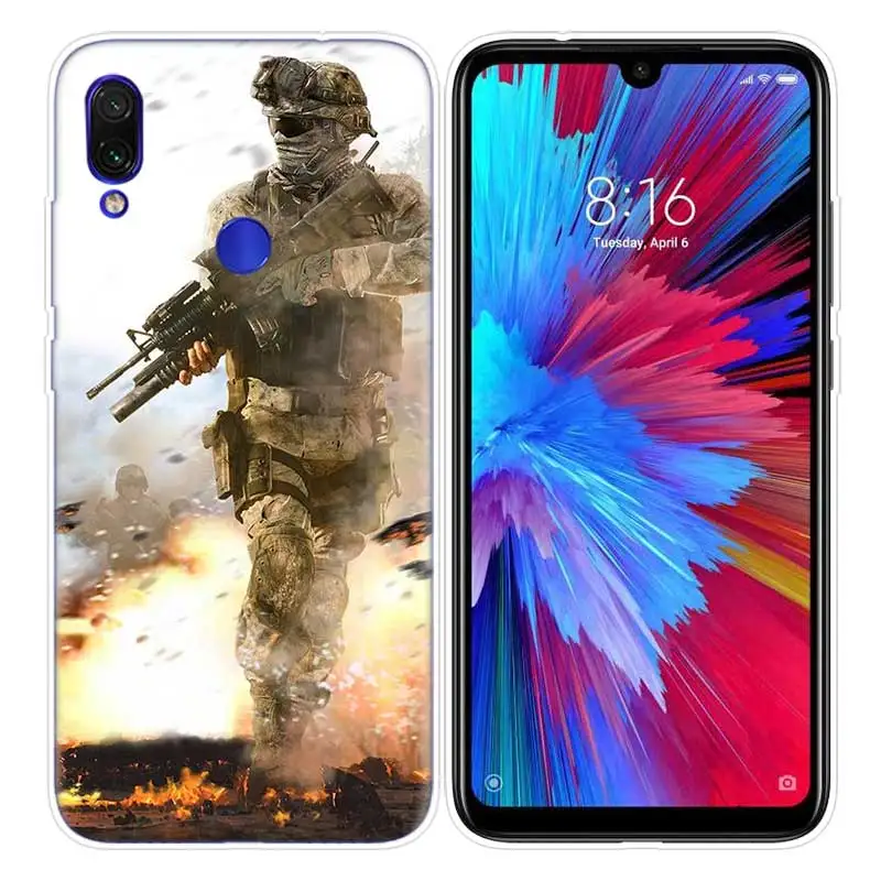 Call of дутыши чехол для Xiaomi Redmi Note 8 7 K20 CC9 фотоаппаратов моментальной печати 7S S2 6 6A 7A Pro mi CC9 E 9T A3 A1 A2 Lite F1 чехол для телефона из ТПУ с принтом"