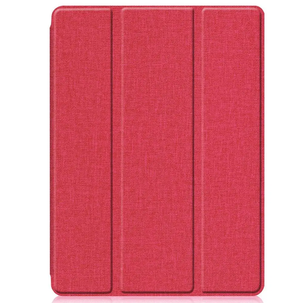 

2019 iPad 10.2" Air 3 iPad Pro 10.5" Solid Denim texture Case With Pencil Holder Smart Sleep Wake Protective Tablet Cover