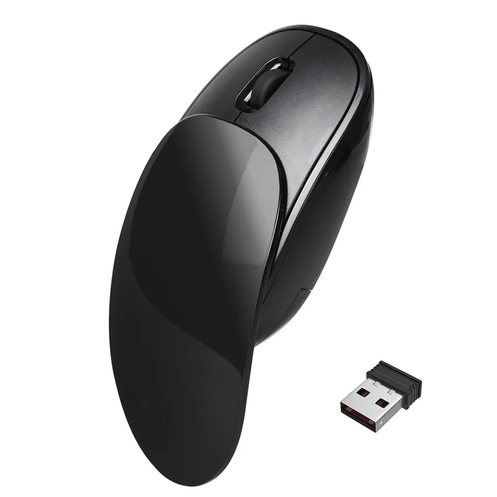 Wireless Slider Mute Mouse Portable Office Computer PC Laptop Mouse 2.4GHz Ergonomic Cordless Mice