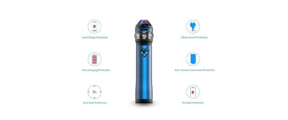 Electronic Cigarette ADVKEN Owl vape pen pod kit 0.2ohm 3ml capacity atomizer tank fit for 186502070021700 battery Vaper Kit (10)