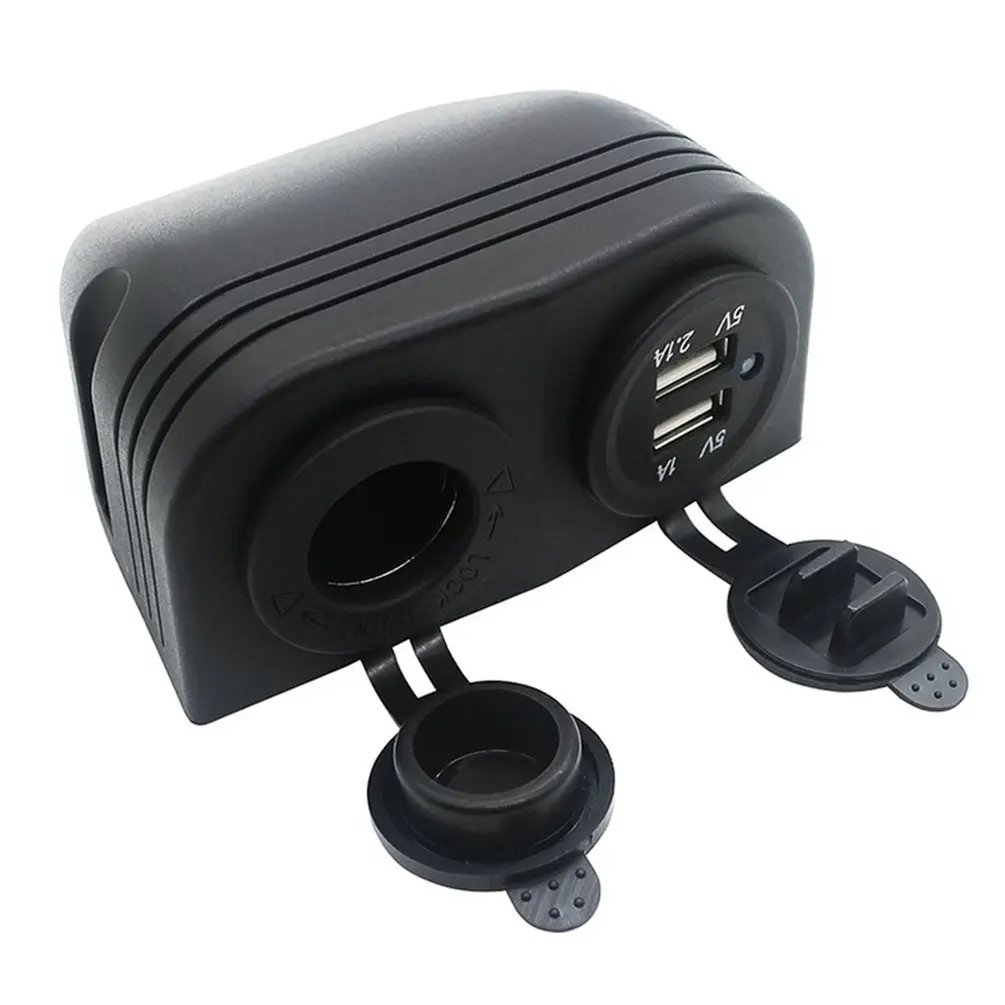 

Car Center Console Cigarette Lighter Car Charger Modified Car 2.1A Dual Usb Mobile Phone Navigation Gps Car Charger