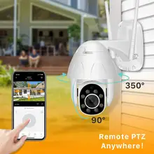 WIFI Camera 2MP Auto Tracking Waterproof CCTV Home Security PTZ Camera 4.0X Digital Zoom Speed Dome Wireless IP Camera