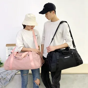 

luggage bag Shoe Position Dry Wet Separation Yoga Fitness Bag Large Capacity Sport Bag weekend bag bagage organizer travel#F20