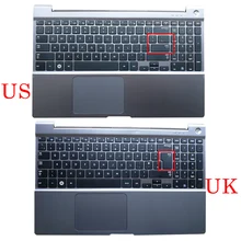 Для SAMSUNG NP700Z5 NP700Z5A NP700Z5B NP700Z5C Ноутбук Упор для рук верхний чехол с клавиатурой тачпад Клавиатура США Великобритания