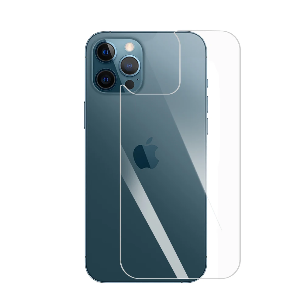 Прозрачная задняя пленка для iphone 12 12pro 13 Pro Max 12Mini X XR XS закаленное стекло Защитная