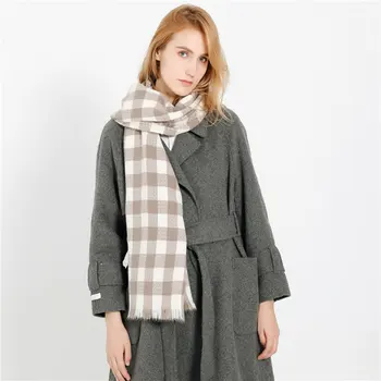 

VIANOSI 2020 Women Winter Scarf Fashion Female Shawls Cashmere Handfeeling Winter Wraps Solid Color Winter Hijab