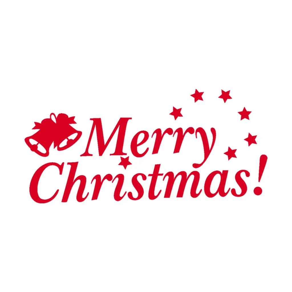 B Happy new year wall sticker clock shape window decor Creative Wall Affixed With Decorative Wall Window Decoration#1011Y20 - Цвет: B