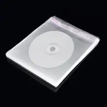 100Pcs 19cm OPP Record Protecter LP Record Plastic Self-adhesive bag Anti-static Records Outer Inner Clear Cover Container