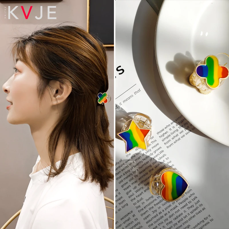 

KVJE 2019 New Product Rainbow Pendant Headband Hair Bands for Women HOT SALE Fashion Korean Style Women Accesories