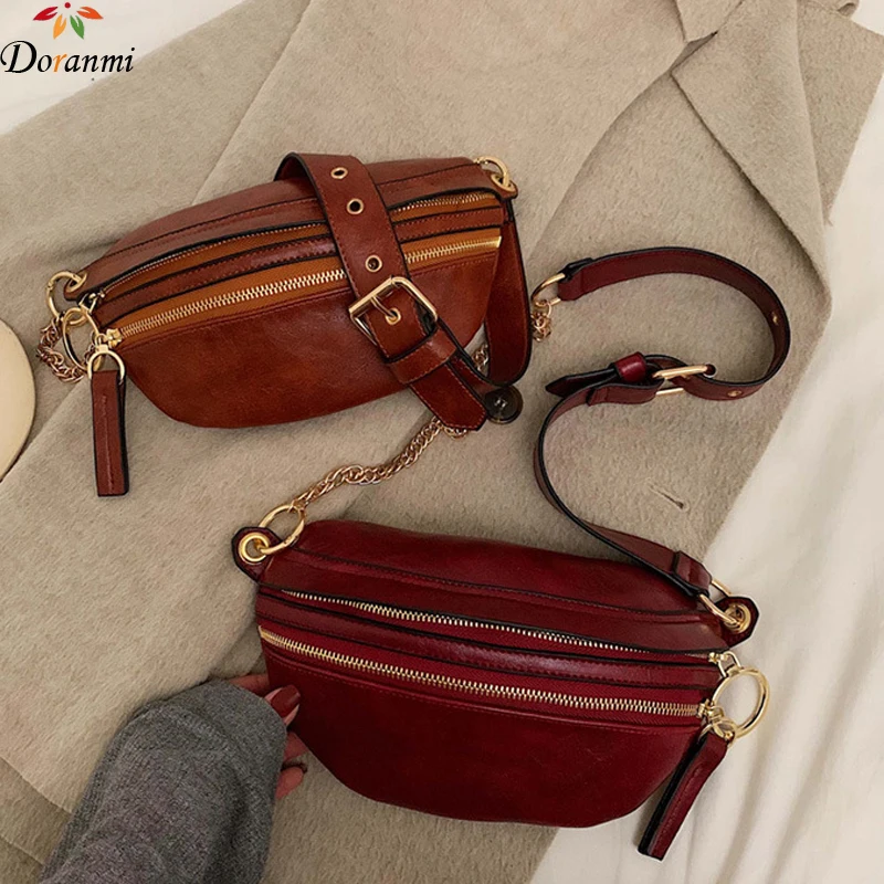 chain strap fanny pack