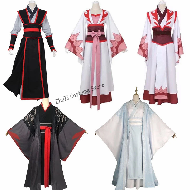 Костюм для косплея из китайского аниме Mo Dao Zu Shi Wei Wuxian Young/Lan wangji/Jiang cheng/Wen Ning To