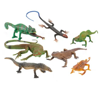 

1 Set of Wild lizard Ornament Simulation lizard for Kids Student Home Decor