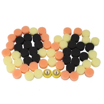 

Promotion! 62 Pcs 1 Inch 25Mm Buff Polishing Pad Kit for Car Polishing Multipurpose Polishing Pad