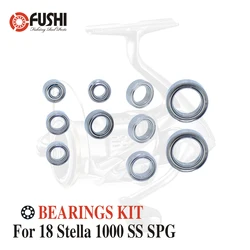 Kit de roulements à billes en acier inoxydable pour moulinet de pêche, pour Shimano 18 Stella 1000 SS SPG / 03796 