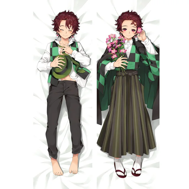 Mgf Newly Design Demon Slayer Anime Character Dakimakura Covers Hugging Body Pillow Cover Case Male Kamado Tanjirou Pillow Case Aliexpress