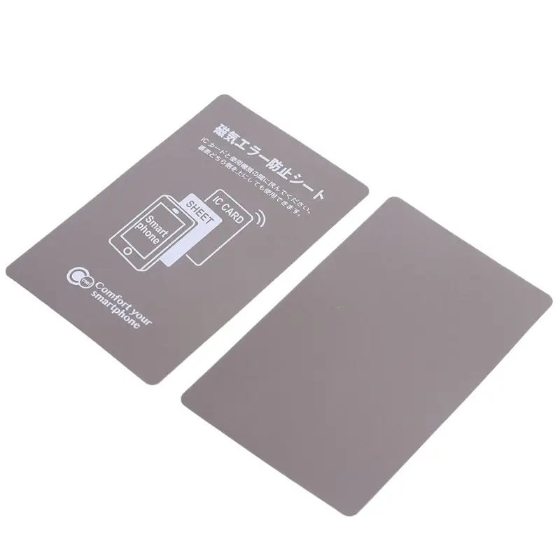 2022 New Grey Anti-Metal Magnetic NFC Sticker Paster for iphone Cell Phone Bus Access Control Card IC Card Protection Supplies best keypad door lock