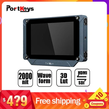 

PortKeys BM7 7 inch Super Bright 2000nit HDMI/3G-SDI Full HD On-Camera Field Monitor with 3D LUT and HDR Preview,Video Monitor