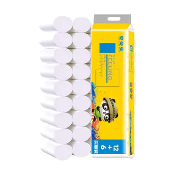 

18 Rolls Toilet Paper Thick Paper Tower for Home Kitchen Bathroom