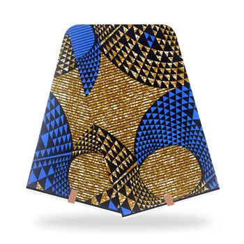 

Fashion Batik Wax Cloth African Veritable Cotton Wax Fabric For Clothing SWV639(6Yards/lot)