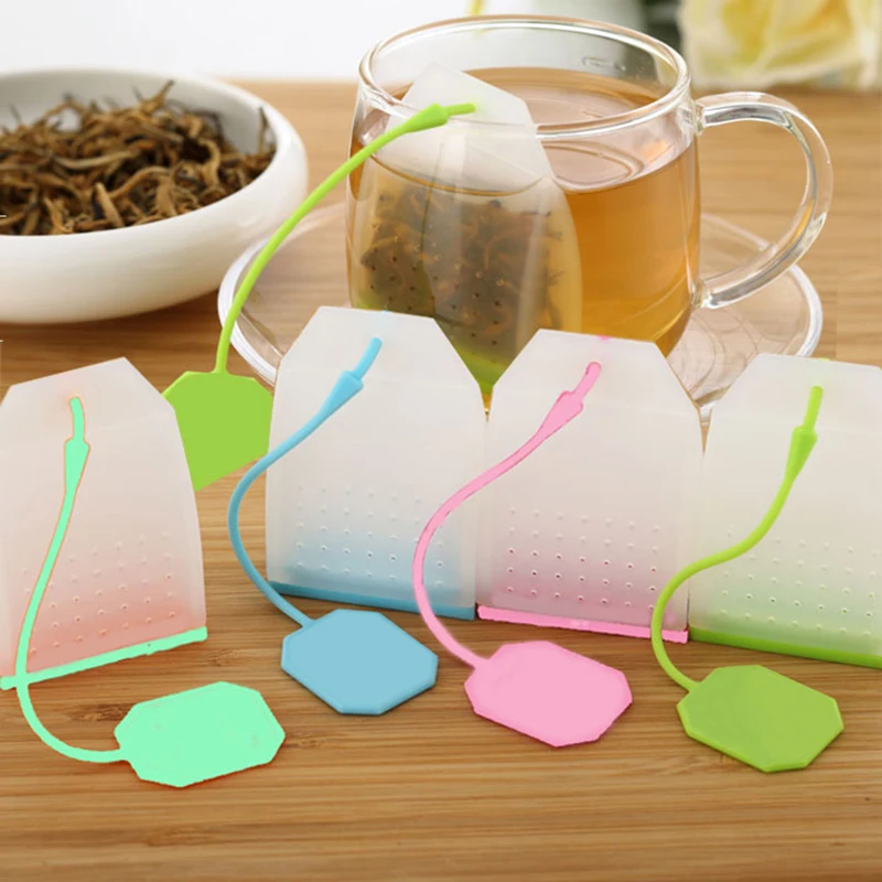 New Tea Bag Tea Set Filter Strainer Herbal Loose Bag Empty String Loose Family Travel Necessities