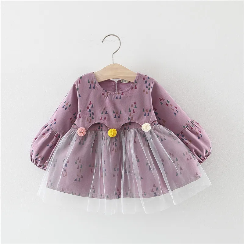 

Children Baby Girls Dress 2019 Autumn Winter Toddler Girls Long Sleeve Pincess Dress For Girls Costume Kids Dresses 1 2 3 4 Year
