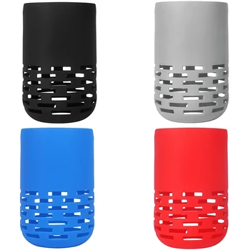 

Bluetooth Speaker Shockproof Travel Soft Column Durable Silicone Protective Case Cover for Bose Portable Home Speaker(Black)