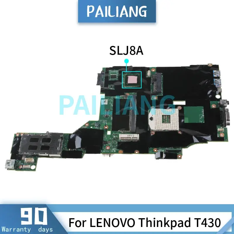 Placa-mãe Pasion Liang para Notebook para Lenovo Thinkpad T430 Placa Principal 04y1406 Slj8a Ddr3 Testada Placa-mãe para notebook - Imagem 2