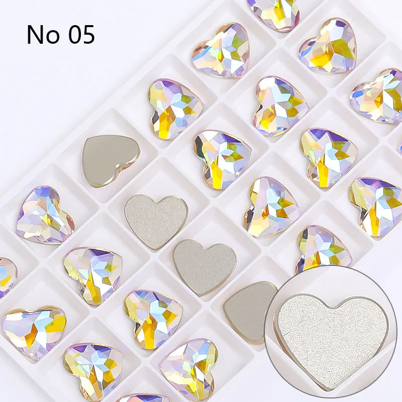 

New Style 16mm Nail Rhinestone Colorful Flatback Glass Crystals Use for Nail DIY Decorations Beads Shoes Bag Cap Clothes Trims