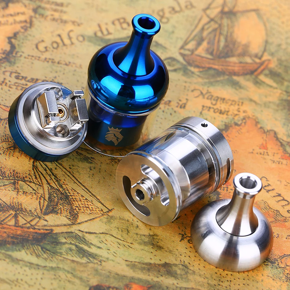 Оригинальный бак KAEES Aladdin MTL RTA 22 мм с емкостью 2 мл системой быстрого блокировки 510