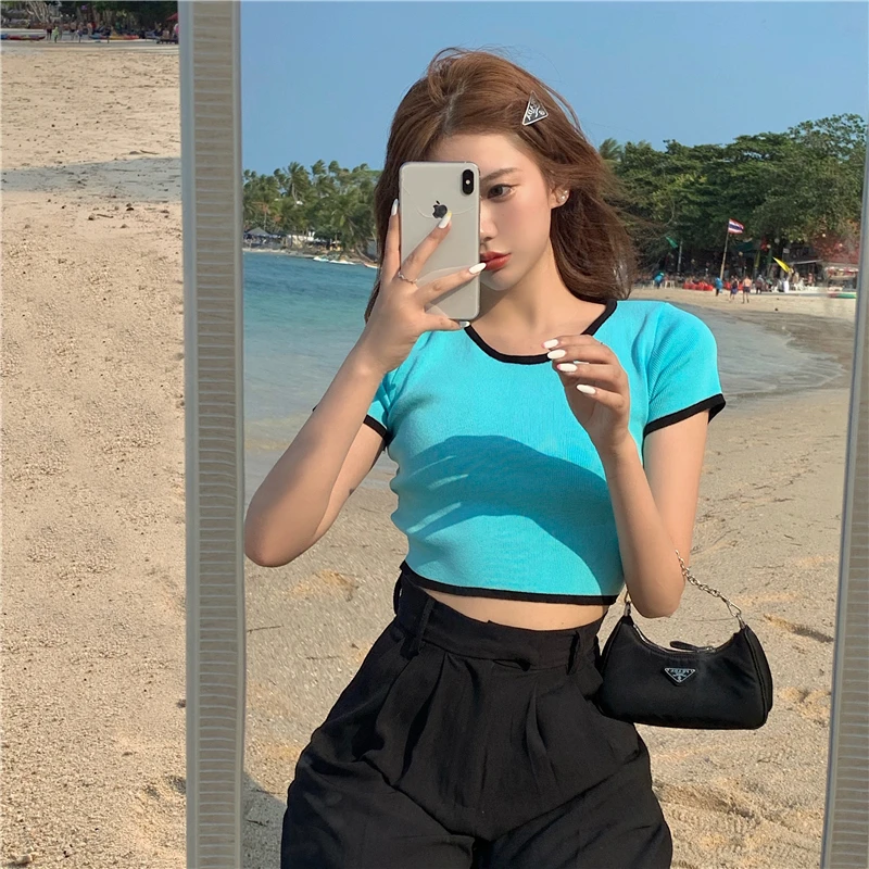 mint colored women's tops