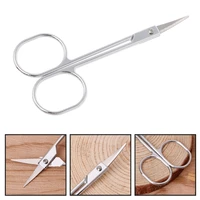 Stainless Steel Small Eyebrow Nose Hair Scissors Cut Manicure Facial Trimming 1